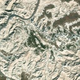 Badlands National Park South Dakota 240 High Resolution Satellite Map