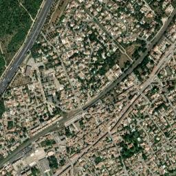 Uchaud map(satellite map)