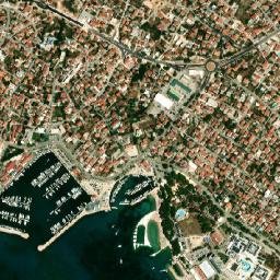Vodice map(satellite map)