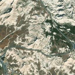 South Dakota 240, Badlands National Park High Resolution Satellite Map