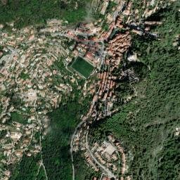 La Turbie map(satellite map)