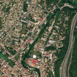 Lodève map(satellite map)