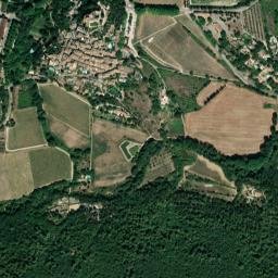 Ansouis map(satellite map)