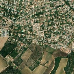 Saint-Drézéry map(satellite map)