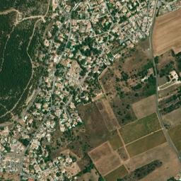 Villetelle map(satellite map)