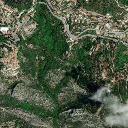 Èze map(satellite map)