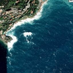 Cap-d’Ail map(satellite map)