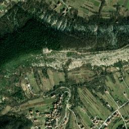 Grad Sinj map(satellite map)
