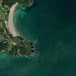 Satellite view of Playa Fornos
