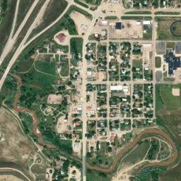 203-227 Old Highway 87, Kaycee, WY High Resolution Satellite Map