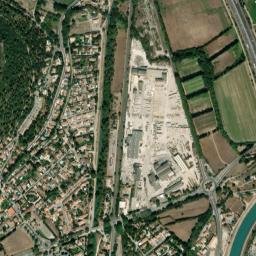 Lamanon map(satellite map)