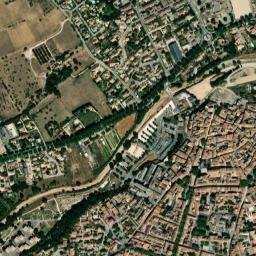 Pertuis map(satellite map)