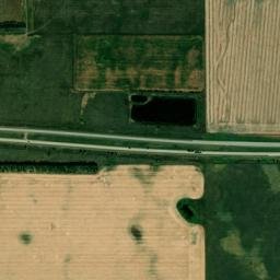 Interstate 90 Mount Vernon SD High Resolution Satellite Map