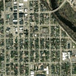 Big Rapids map(satellite map)