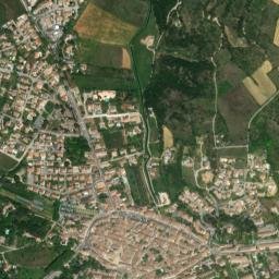 Aniane map(satellite map)
