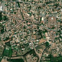 Mouriès map(satellite map)
