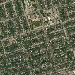 East York map(satellite map)