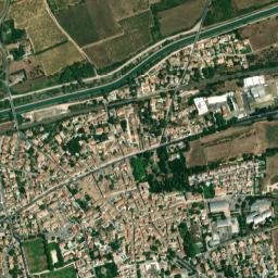 Lunel-Viel map(satellite map)