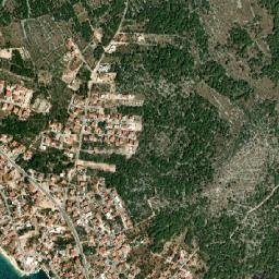 Brodarica map(satellite map)
