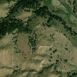 Custer County map(satellite map)