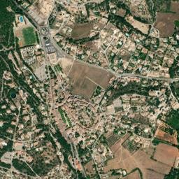 Ginasservis map(satellite map)