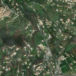 Opio map(satellite map)