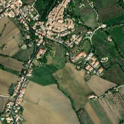 Mondavio map(satellite map)