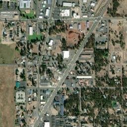 La Pine map(satellite map)
