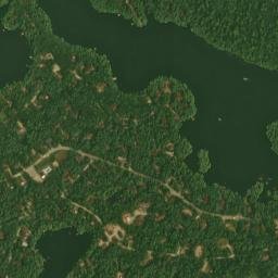 Lake Arrowhead map(satellite map)