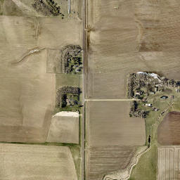 25836 484th Avenue, Valley Springs, SD High Resolution Satellite Map