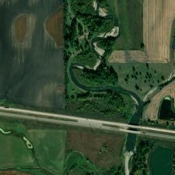 Interstate 90 Luverne MN 56156 High Resolution Satellite Map