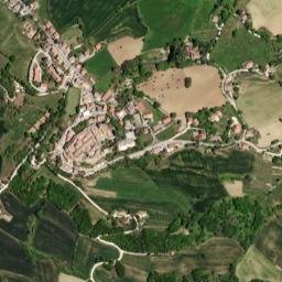 Fratte Rosa map(satellite map)