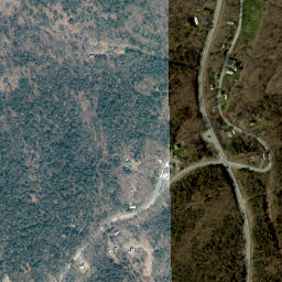 Dresden Center New York High Resolution Satellite Map