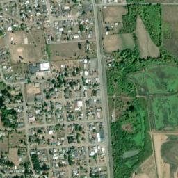Yoncalla map(satellite map)