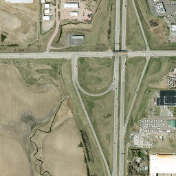 Interstate 29, Sioux Falls, SD 57107, USA High Resolution Satellite Map