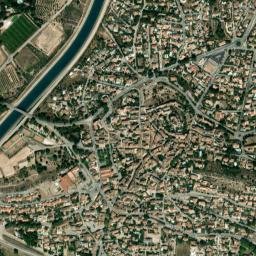 Lançon-Provence map(satellite map)