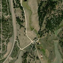 SD-89 Custer SD 57730 America High Resolution Satellite Map