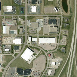 54th St N Sioux Falls South Dakota  High Resolution Satellite Map