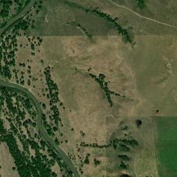 Mellette County map(satellite map)