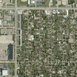3401-3503 North 9th Avenue Sioux Falls SD High Resolution Satellite Map