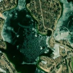 Canadian Lakes map(satellite map)