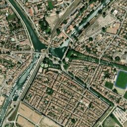Aigues-Mortes map(satellite map)