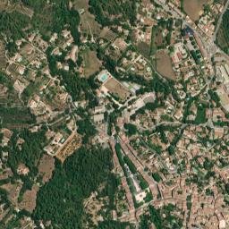 Barjols map(satellite map)