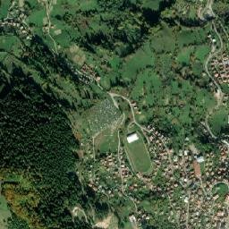Čajniče map(satellite map)