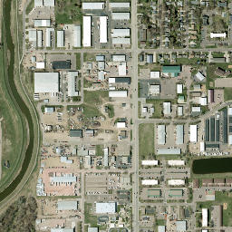 301 N Kiwanis Ave Sioux Falls SD High Resolution Satellite Map