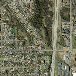 Sioux Falls map(satellite map)
