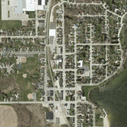Random Lake map(satellite map)