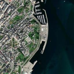 Ribadeo map(satellite map)