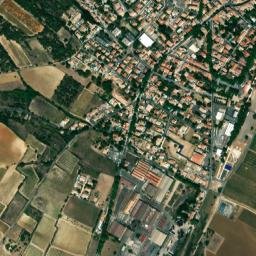 Paulhan map(satellite map)