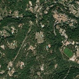 Ventabren map(satellite map)